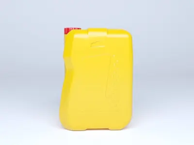 Plastic fuel canister Low-poly 3D model
