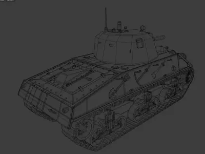  Nahuel DL 43 Low-poly 3D model