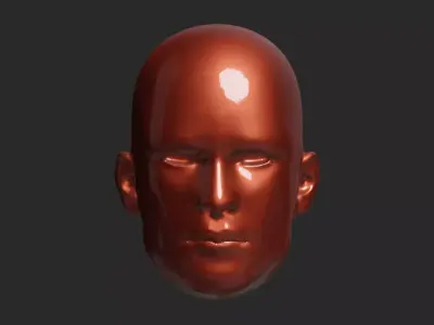 Humans Head 3D print model
