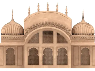 Indian Palace Dome 3D model
