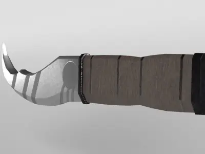 Knife 001 Free low-poly 3D model
