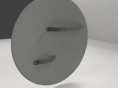 Blue Red Shield 3D model