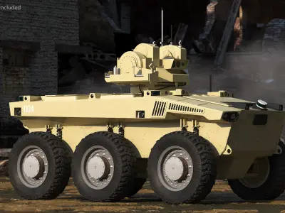 Military Robot Scout 3D model