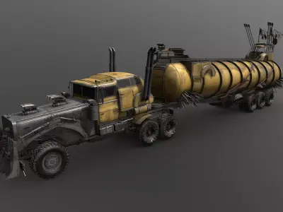 Mad Car 8k resolution 3D model