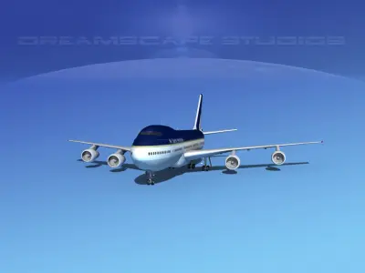 Boeing 747-100 Air Charter Intl 3D model