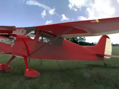 Cessna 170B Free 3D model