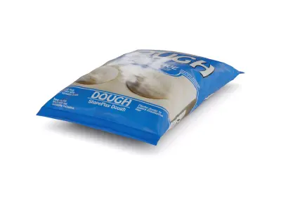 Fresh pasta dumplings and dough Dough Low-poly 3D model