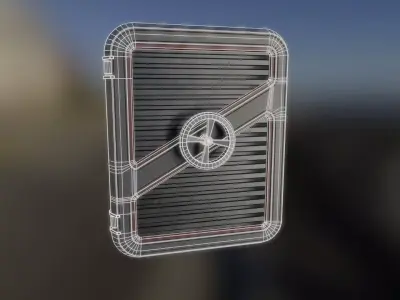 Outer Door 3D model Low-poly 3D model