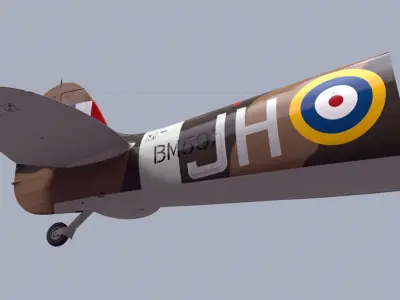 Spitfire MkVb 3D model