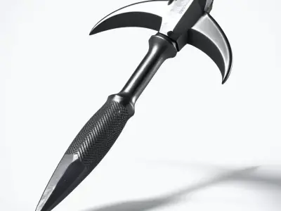 Tactical Combat Pickaxe Weapon 3D model