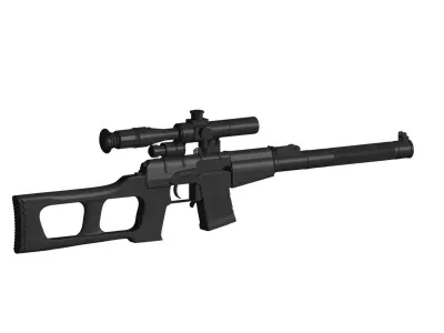 VSS Vintorez 3D model purchase