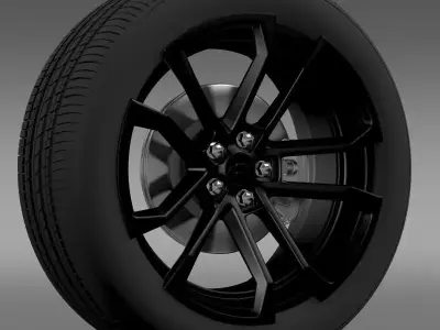 Chevrolet Camaro SSX Concept 2010 wheel 3D model