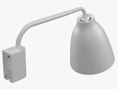 Caravaggio Read Wall Lamp 3D model