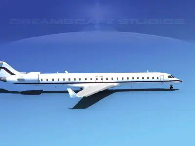 Bombardier CRJ900 Corporate 1 3D model