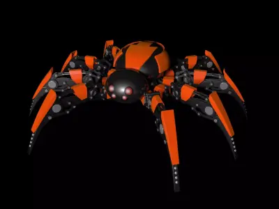 Spider Robo 3d Model Free 3D model