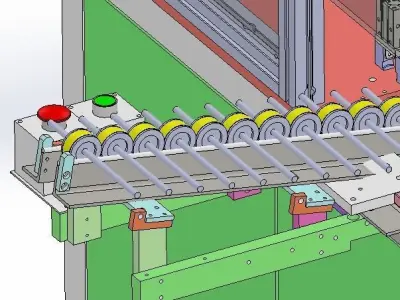 sander pcb assembly machine 3D model