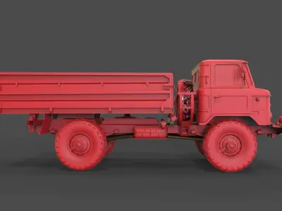 Gaz 66 3D print model