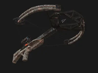  Crossbow Stryker Low-poly 3D model