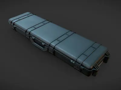 Gun Case Free low-poly 3D model
