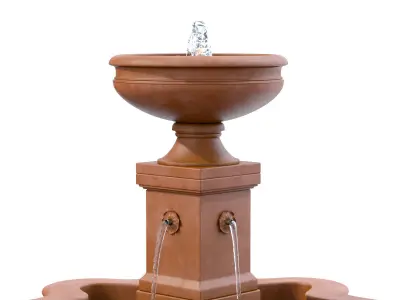 Campania - Beauvais Fountain 3D model
