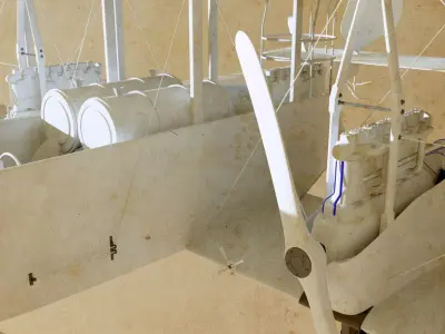 Caproni Ca3 aircraft 3D model