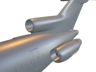 Boeing 727-200 ready to 3D printing 3D print model