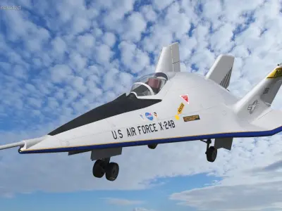 Experimental Aircraft Martin Marietta X-24B 3D model purchase