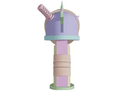 Jinx Shoker Low-poly 3D model