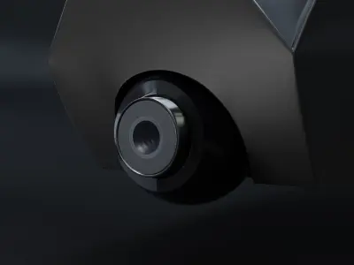 Drone concept Low-poly 3D model