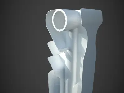 wall battery Low-poly 3D model