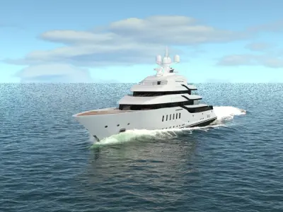 Madsummer Yacht Dynamic Simulation 3D model