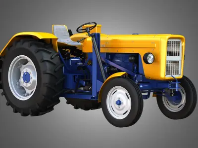 Ursus C-355 Tractor 3D model
