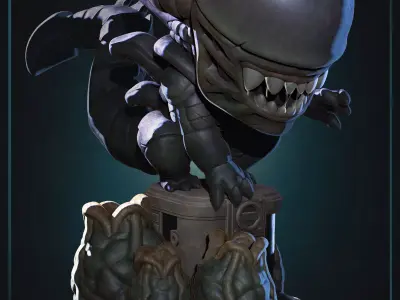 Chibi Xenomorph - Alien 3D print model