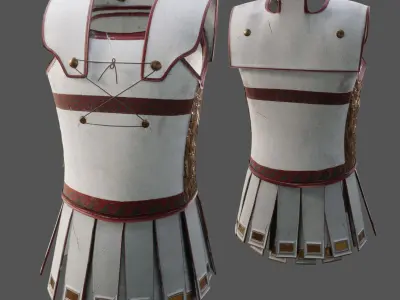 Ancient Greek Armor - Linothorax 3D model