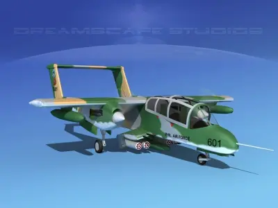 Rockwell OV-10 Bronco Philippines 3D model
