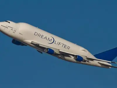 boeing 747 dreamlifter 3D model