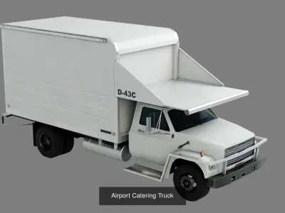 Airport Vehicles Pack 3D Model Collection