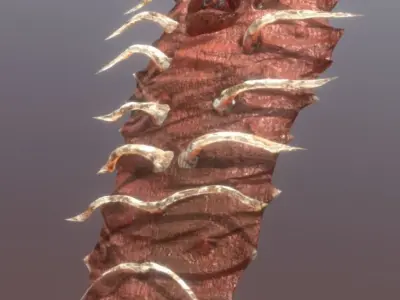 Superfuntimes Demonflesh Tower Shield 3D model