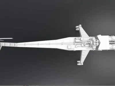 S64 Skycrane scale model 3D print model