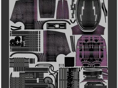 Future truck and drone PBR 3D Model Collection