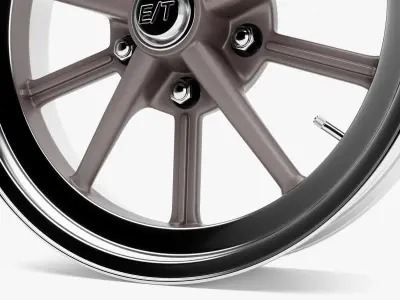 ET Gasser Wheel Low-poly 3D model