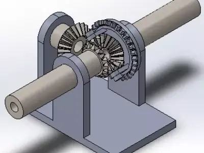 Differential of a Car 3D model