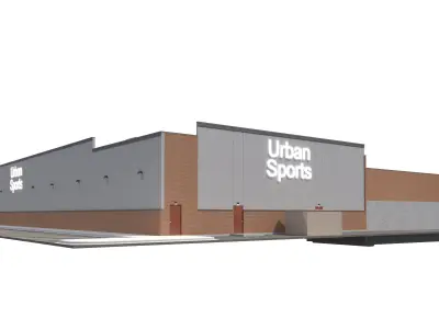 Retail-057 Retail Store 3D model