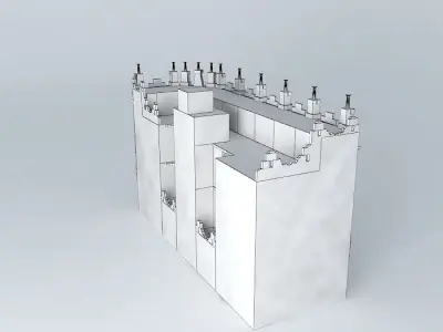 Headquarters lego building 3D model