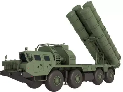 S-300 Russian SAM System 3D model