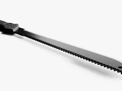 Military Machete Knife 1 3D model