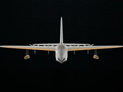 Short Empire flying boat 3D model