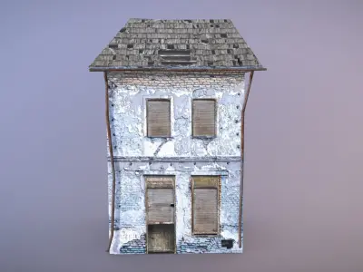 Forgotten House 7 Low-poly 3D model