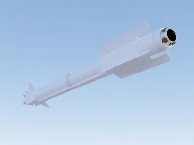 Ultimate Russian Air to Air Missiles Pack Low-poly 3D model