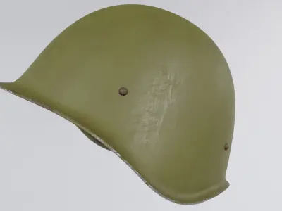 Soviet War Helmet Low-poly 3D model